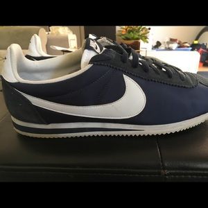 Navy blue Nike Cortez
